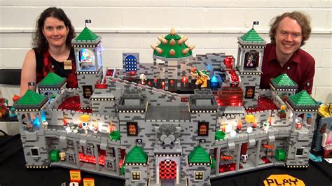 Amazing LEGO Super Mario Bowser's Castle with Motorized Lava! | Brick ...