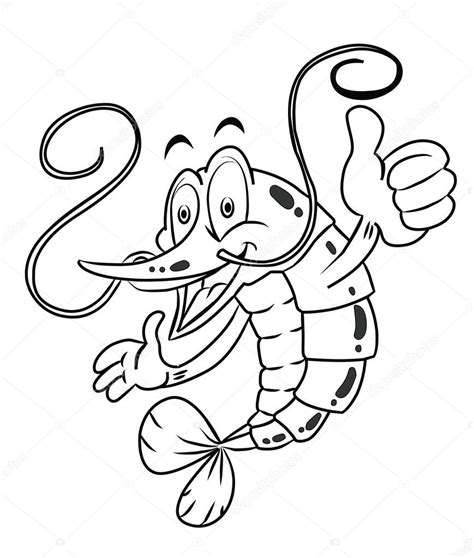 Clipart: shrimp clip art black and white | Black and white Shrimp ...