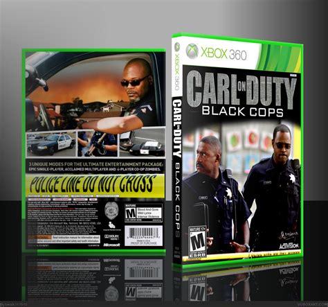 Carl On Duty: Black Cops Xbox 360 Box Art Cover by lowalk