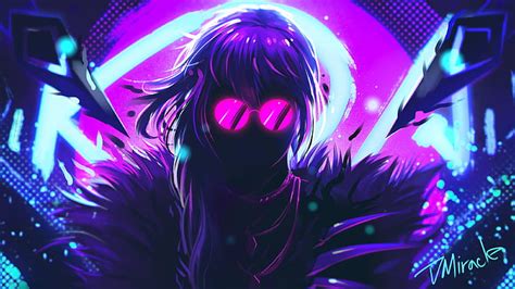 HD wallpaper: KDA Eve, Neon art, 4K | Wallpaper Flare