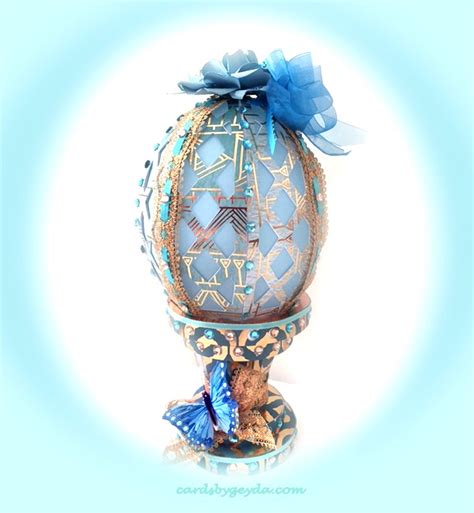 Craft Creations: Faberge Luminary Egg Plus Easter Egg Cards