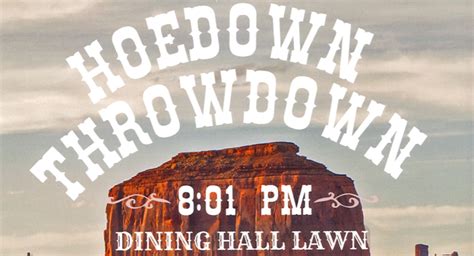 Hoedown Throwdown on Campus