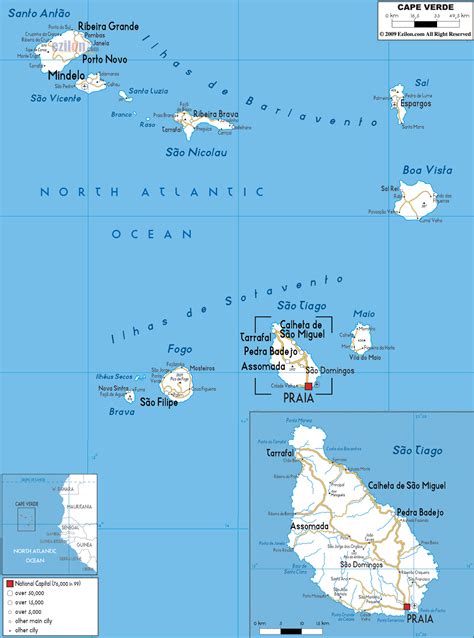 Cape Verde Map Africa – Topographic Map of Usa with States