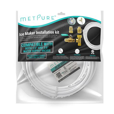 Metpure Ice Maker Fridge Installation Kit - 1/4" | Metpure