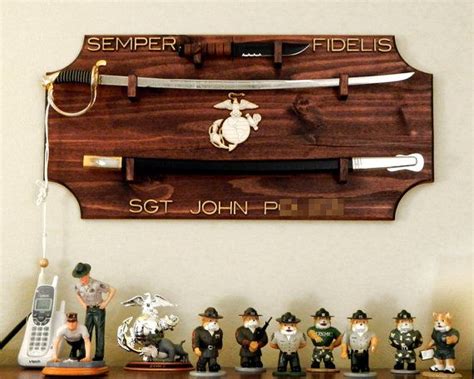 Custom Wooden NCO/ Officer Military Sword Display | Etsy | Sword ...