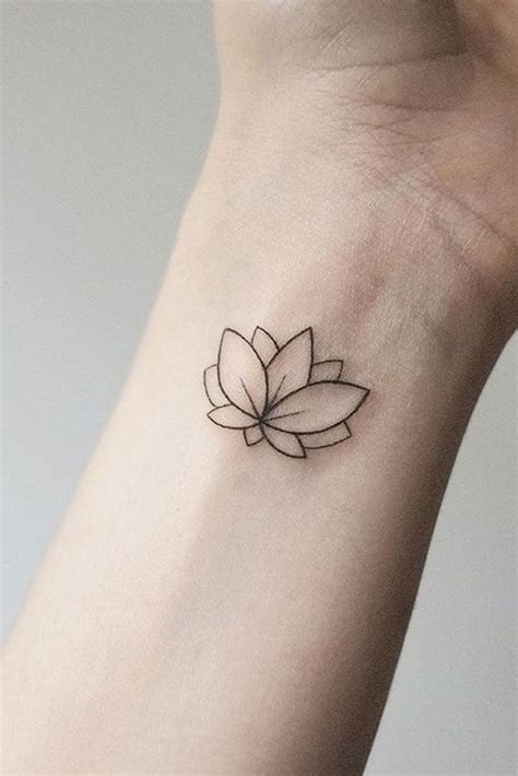 Simple Lotus Flower Tattoo Ideas - Viraltattoo