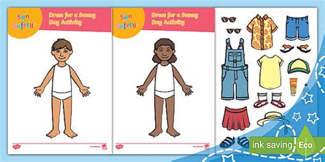 Dress for a Sunny Day: Summer Safety Awareness Activity