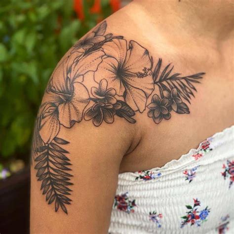 Top 61 Best Hawaiian Flower Tattoo Ideas - [2021 Inspiration Guide]