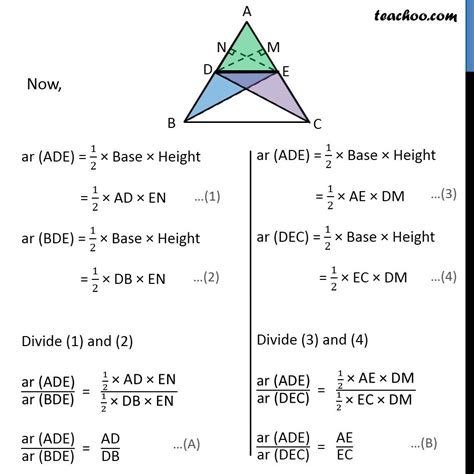 Theorem 6.1 - Basic Proportionality Theorem (BPT) - Chapter 6 Class 10