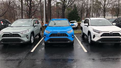 All 9 Color Choices for 2019 RAV4: What are your favorites? - YouTube