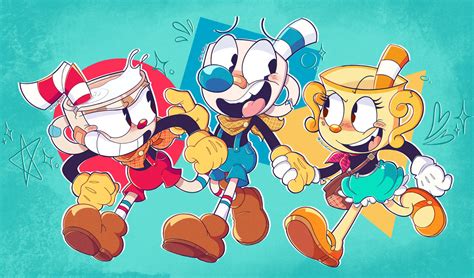 Cuphead, Mugman and Chalice (zzDoritozz DTIYS) by GamingGoru on DeviantArt