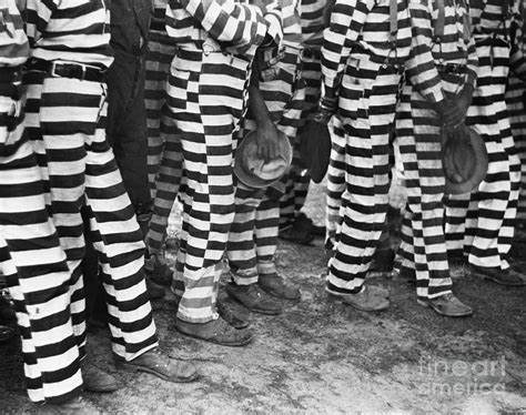 Prisoners In Striped Uniforms Photograph by Bettmann - Pixels