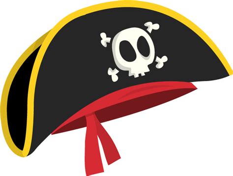 Download Icon Pirate Hat Black - Chapeu De Pirata Png Clipart (#5425306 ...