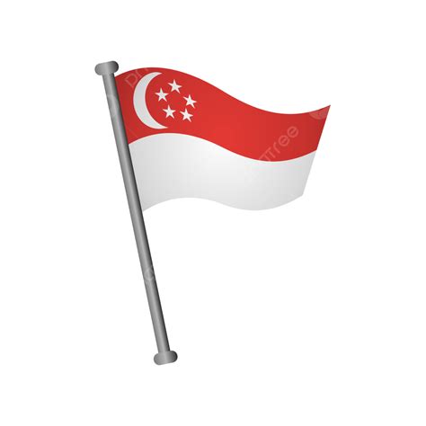 Bendera Singapura, Singapura, Bendera, Latar Belakang Bendera Singapura ...