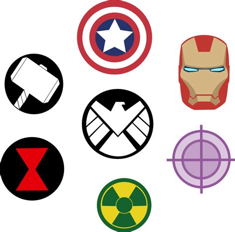 Marvel Avengers Symbols by Captain-Connor on DeviantArt