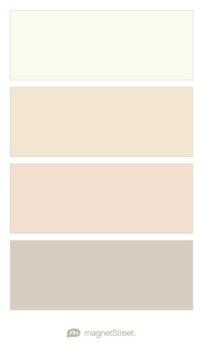 Ivory, Champagne, Parchment, and Greige Wedding Color Palette - custom ...