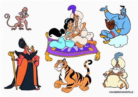 Aladdin Characters by slinkysis3 on DeviantArt