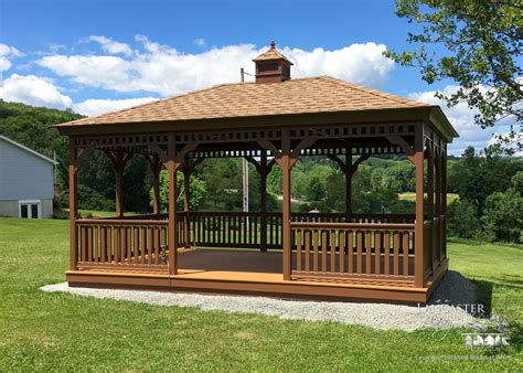 [2024] Astounding Rectangle Gazebos | Amish Built in PA