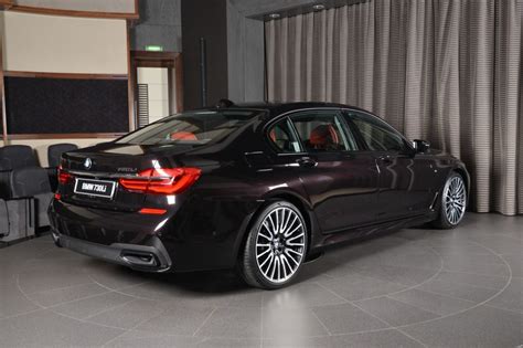 Ruby Black BMW 730Li Individual Rocks 21" Wheels in Abu Dhabi