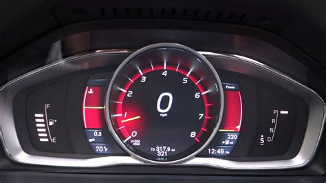 Volvo S60 2014 Digital Dashboard - YouTube