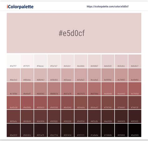 Pantone 12-2902 Tcx Mauve Chalk Color | Hex color Code #E5D0CF ...