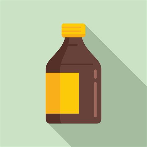 Cough syrup icon, flat style 14508886 Vector Art at Vecteezy