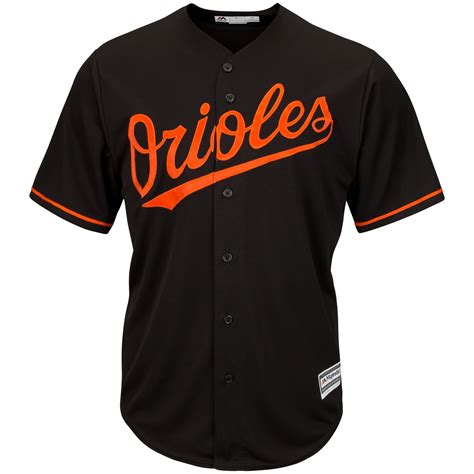 Majestic Baltimore Orioles Youth Black Official Cool Base Jersey