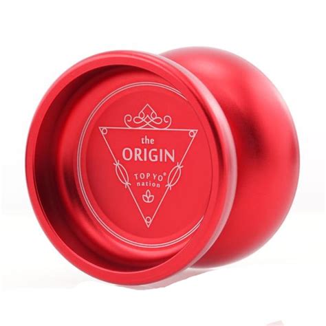 TOP YO Origin Yo-Yo - 7003 Aluminum YoYo - Retro Inspired Design (Red ...