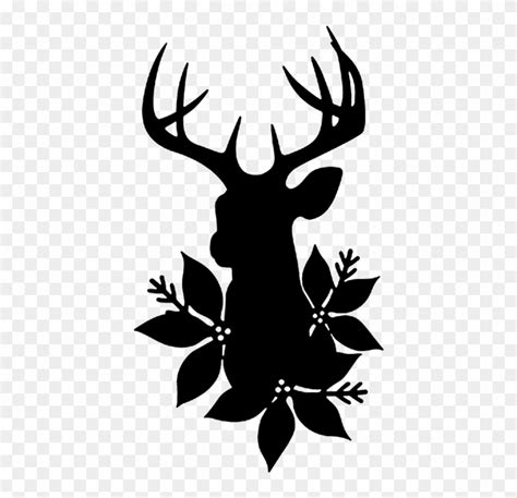 Download Deer Head Silhouette Png Clipart Png Download - PikPng