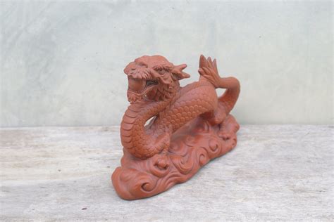 Vintage Dragon Ceramic Dragon Statue Japanese Dragon Love Dragon ...