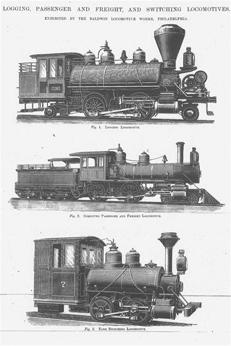 Steam Locomotives of Different Types (Image) | Expositions, where the ...