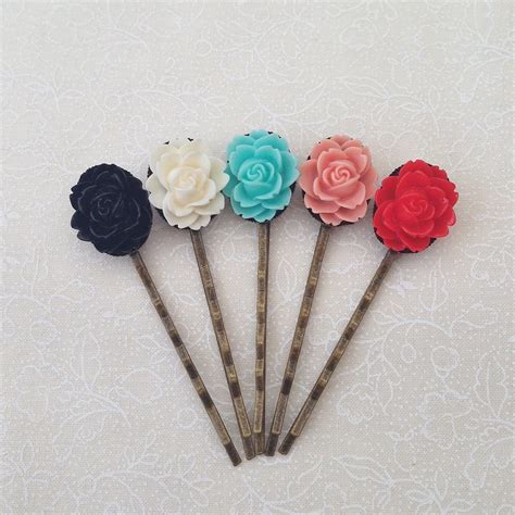 Decorative Bobby Pins Hair Accessories Hair Pins Flower