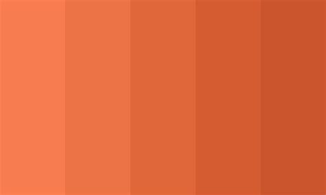 Bright orange Shades | Color Palette | Html Colors