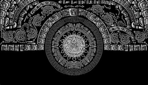 Premium Vector | Calendar of the ancient mayan peoples