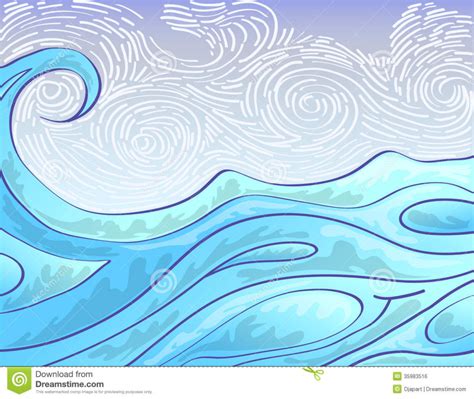 Ocean Waves Drawing at GetDrawings | Free download