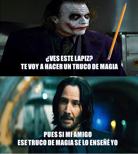 Joker John wick meme - Meme subido por USER023 :) Memedroid