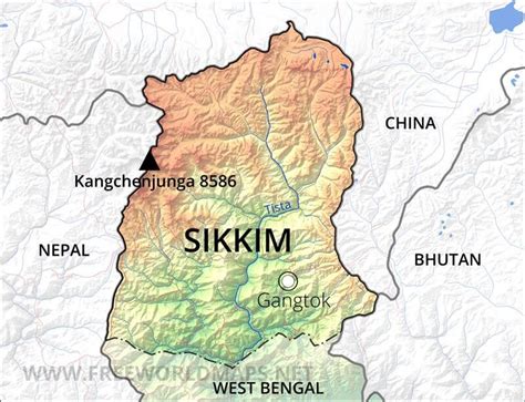 Sikkim Maps