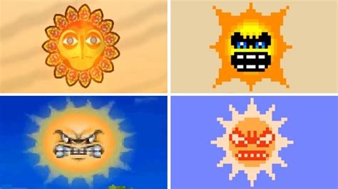 Evolution of - Angry Sun in Mario Games - YouTube NintenU - or program 24