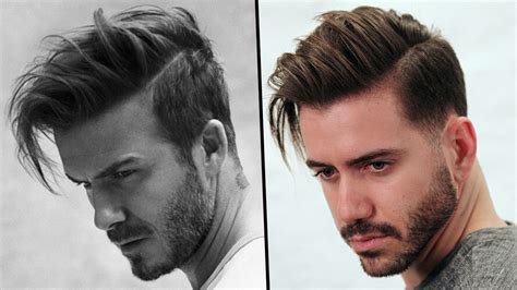 David Beckham Hairstyle Tutorial - Quick & Easy - YouTube