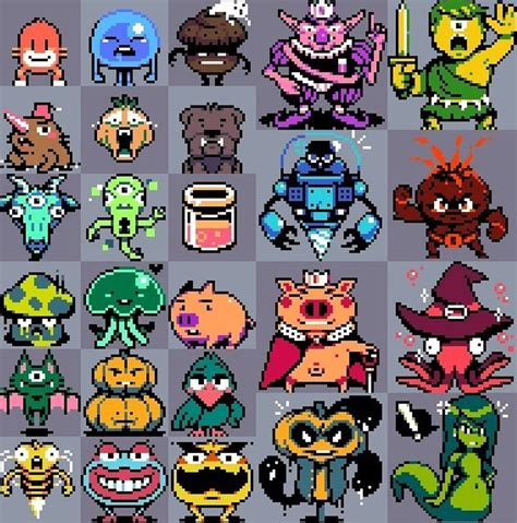 Pin by vegetabull on ドット | Pixel art games, Pixel art characters, Pixel ...