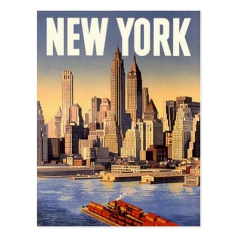 Vintage New York City Postcards - Free Cum Fiesta