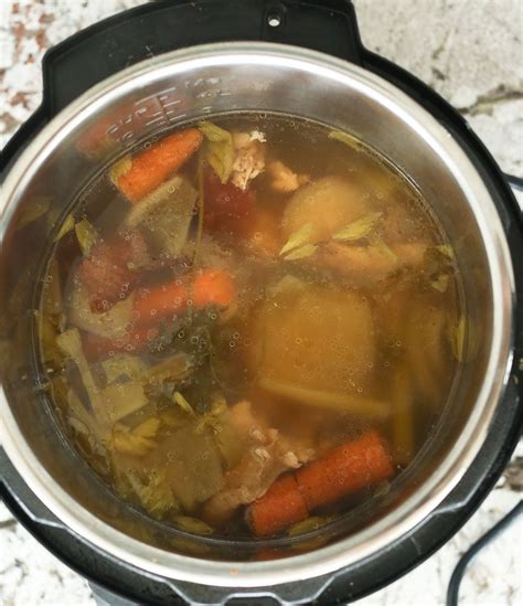 Instant Pot Bone Broth Recipe - Happy Healthy Mama