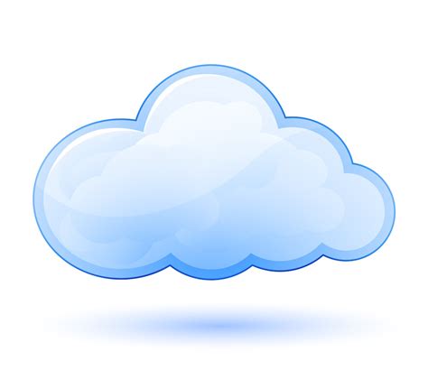 Cloud clip art blue free clipart image - WikiClipArt