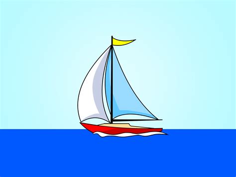 Sail Boat Drawing - ClipArt Best