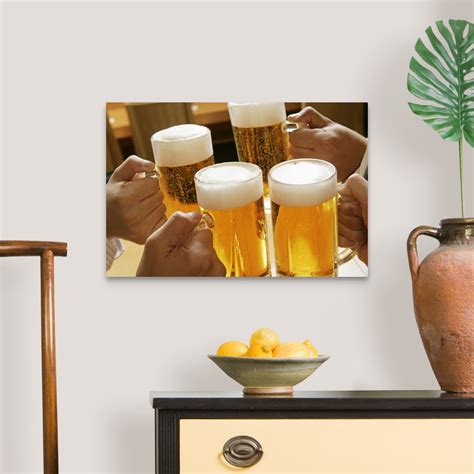 Making a toast with beer Wall Art, Canvas Prints, Framed Prints, Wall ...