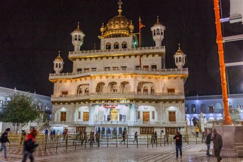 Akal Takht in the Golden Temple, Amritsar Editorial Stock Photo - Image ...