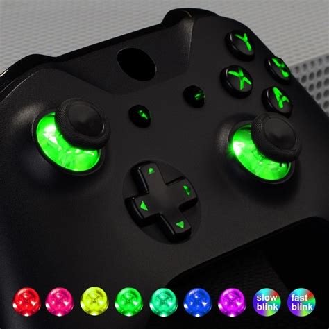 Multi-Colors Luminated Thumbsticks Classical Symbols D-pad Start/Back ...