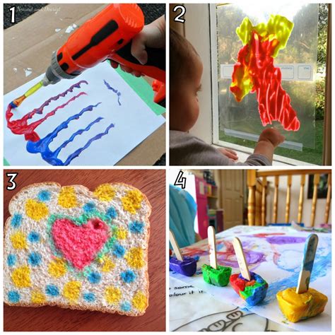 Learn with Play at Home: 8 Toddler Painting Activities