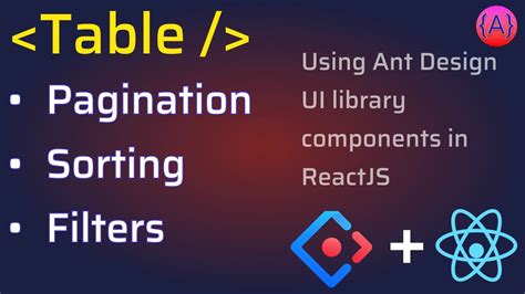 How to add Pagination, Sorting and Filters in Ant Design Table ...