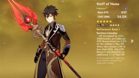 Genshin Impact Staff Of Homa Rerun Banner, Stats & Best Characters